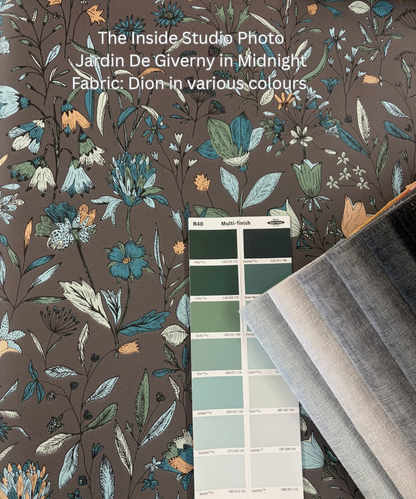 Jardin De Giverny Wallpaper - Midnight - Last 30 Rolls