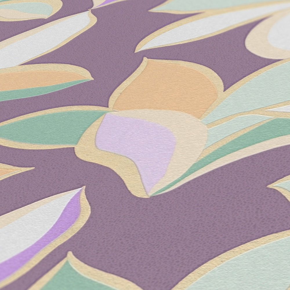 Daisy Days Wallpaper - House of Turnowsky - Purple