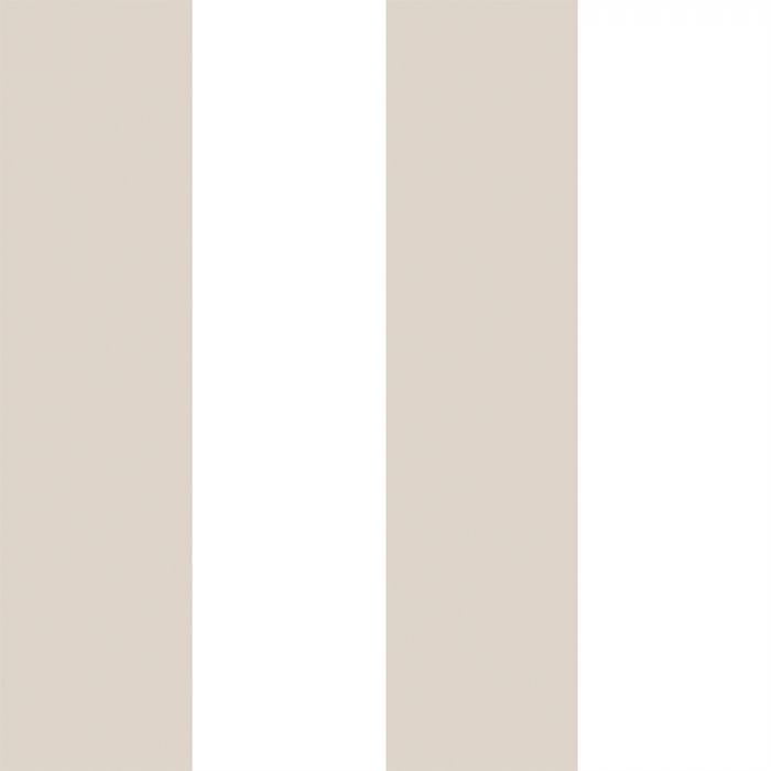 Sample - Stripes Wallpaper - Beige/White