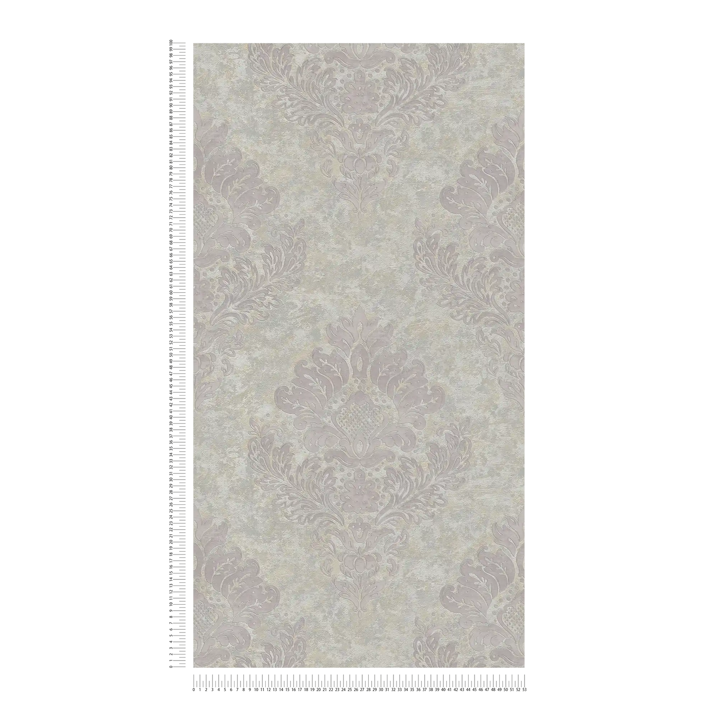 St. Petersberg Baroque Wallpaper - Grey