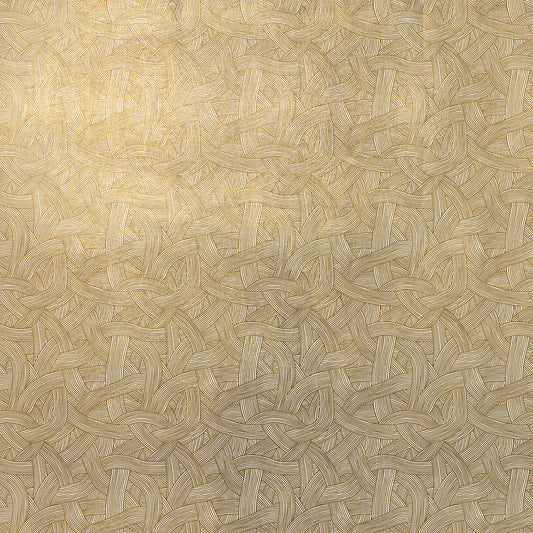Inky Dhow – Foil Wallpaper – White/Gold