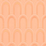 Metallic Arches Wallpaper - Orange