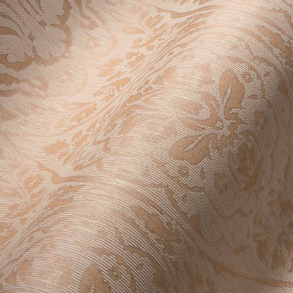 Textured Damask Textured Wallpaper - Beige/Cream