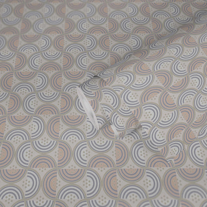 Baroque Pattern II Wallpaper - Light Grey
