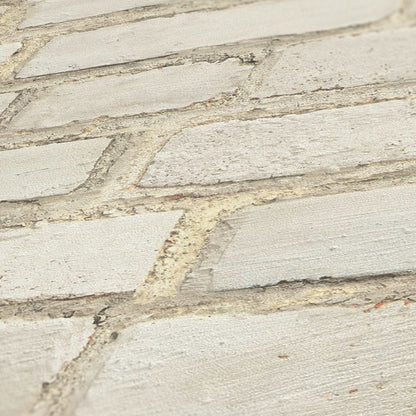 Vintage House Brick Wallpaper - Stone