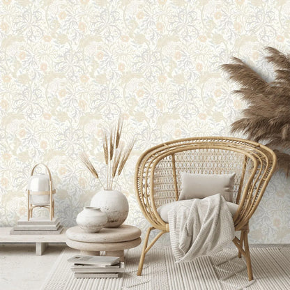 Seaweed Garden Wallpaper - Ohpopsi - Linen