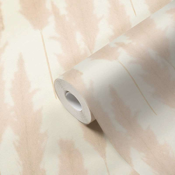 Sample - Brushed Grass Wallpaper - Cream