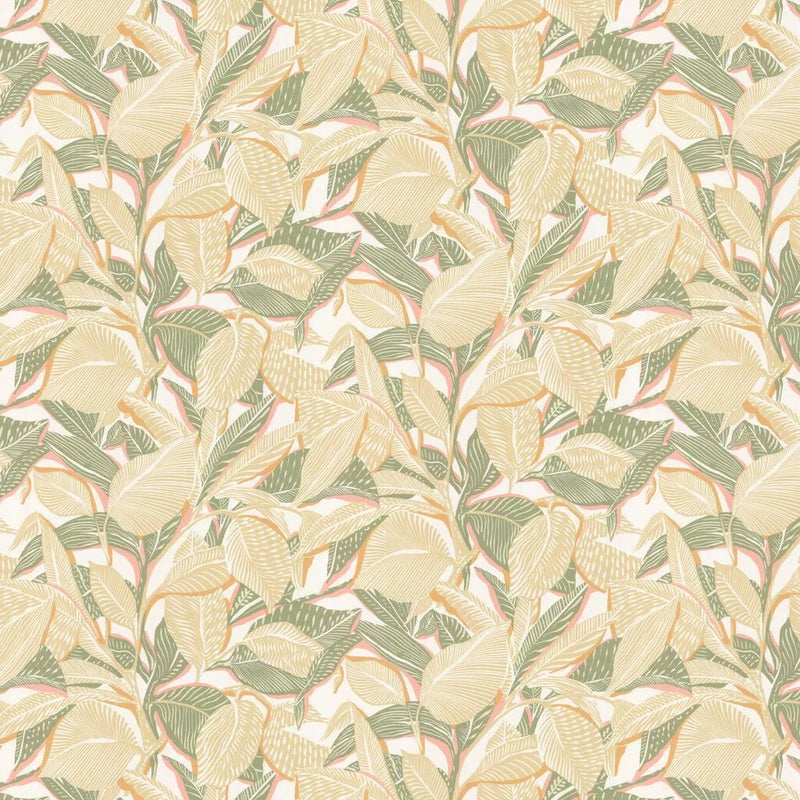 Riviera Lagoon Wallpaper - Melon