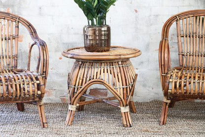 Truro Cane Side Table Furniture - SALE - LAST 2 LEFT