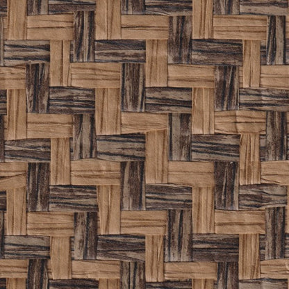 Japanese Summerhouse - Handmade Grasscloth Wallpaper - Biscuit