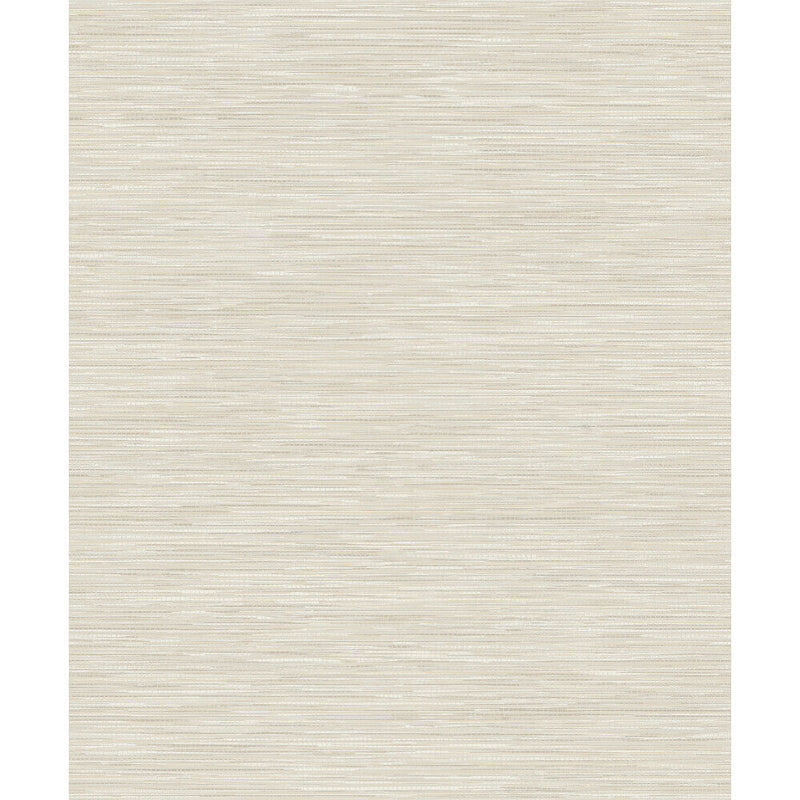 Bambara - Vinyl Grasscloth Wallpaper - Taupe Plain