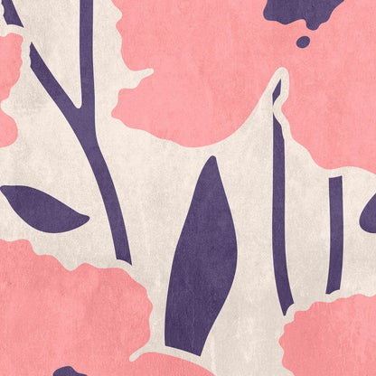 Flower Market - Pink - Custom Sized Mural (per m2)