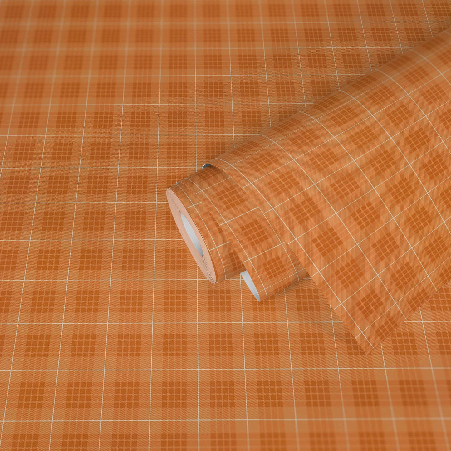 Tartan The Wallpaper - Orange
