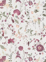 Country floral bouquet white, violet, pink