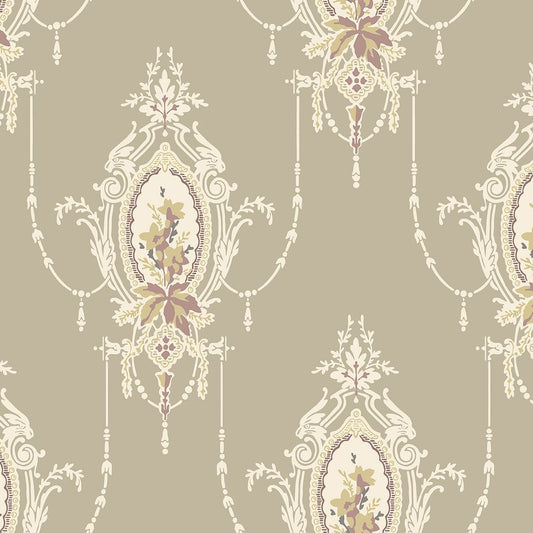 Edsbyn Historical Wallpaper - Beige