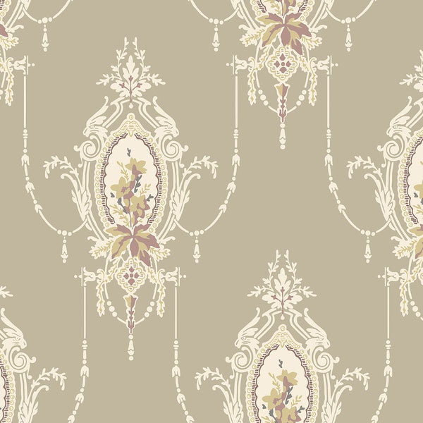 Sample - Edsbyn Historical Wallpaper - Beige