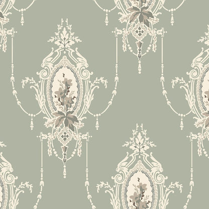 Edsbyn Historical Wallpaper - Green