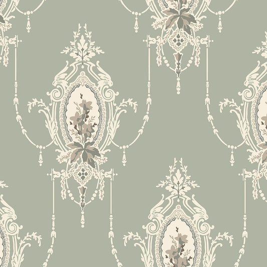 Edsbyn Historical Wallpaper - Green