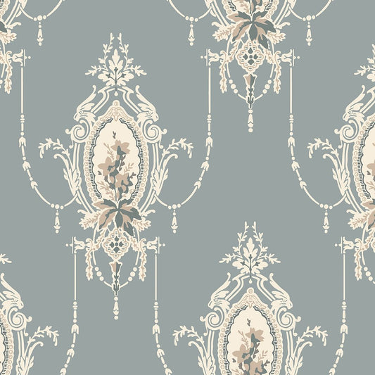 Edsbyn Historical Wallpaper - Blue