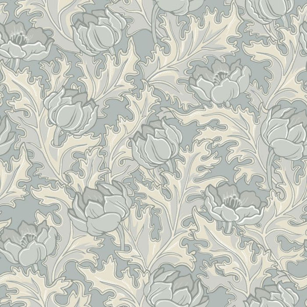 Sample - Sigrid Wallpaper - Blue