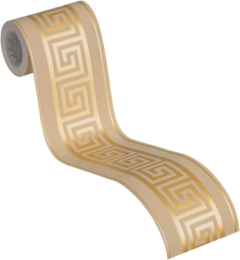 Metallic Meander Border - Gold - Self Adhesive