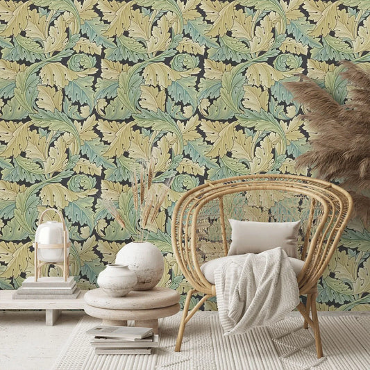 Acanthus by Morris Wallpaper - Privet