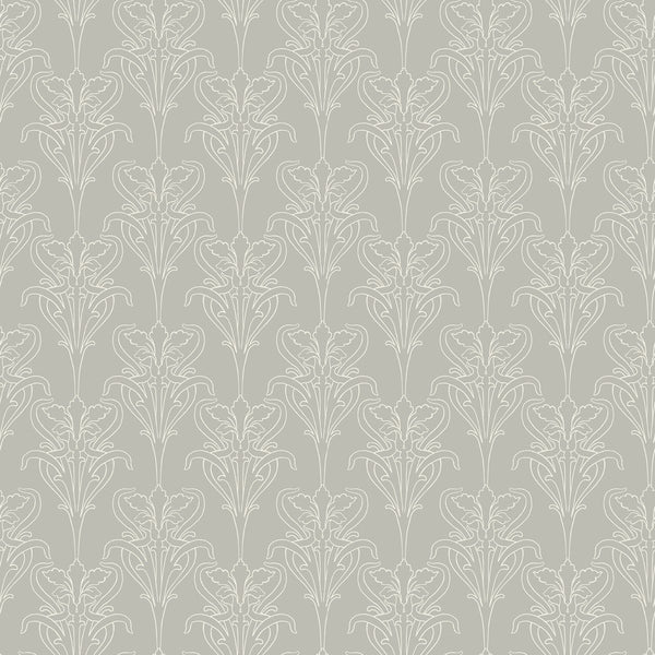 Sample - Iris Wallpaper - Grey