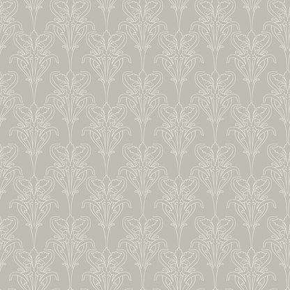 Iris Wallpaper - Grey