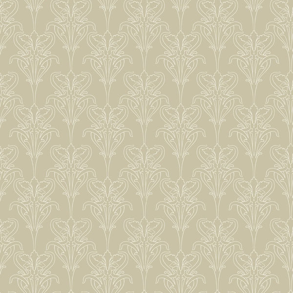 Sample - Iris Wallpaper - Beige