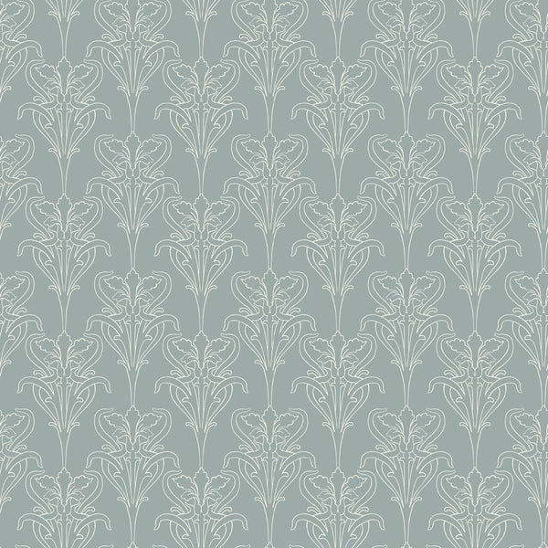 Sample - Iris Wallpaper - Blue