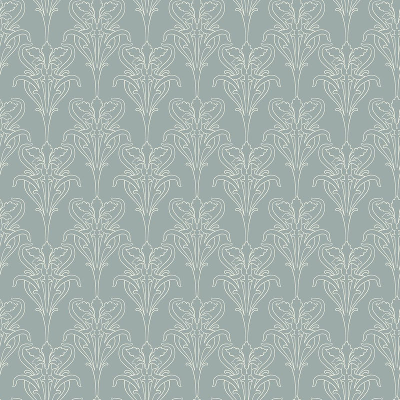 Sample - Iris Wallpaper - Blue