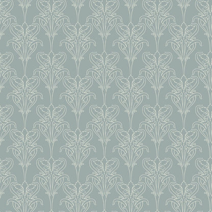 Iris Wallpaper - Blue