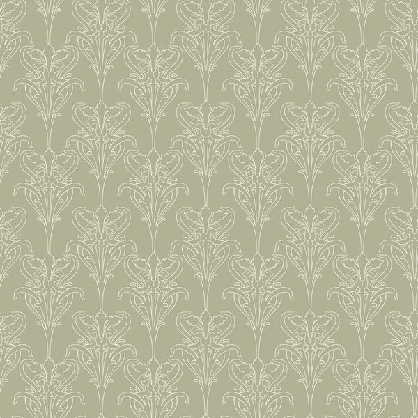 Sample - Iris Wallpaper - Green