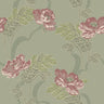 Ovansjo Poppy Wallpaper - Green