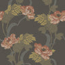Ovansjo Poppy Wallpaper - Black