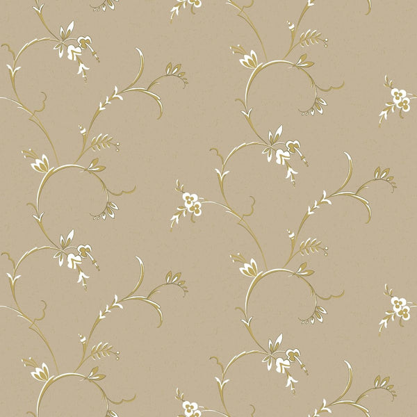 Sample - Ekbacken Wallpaper - Beige