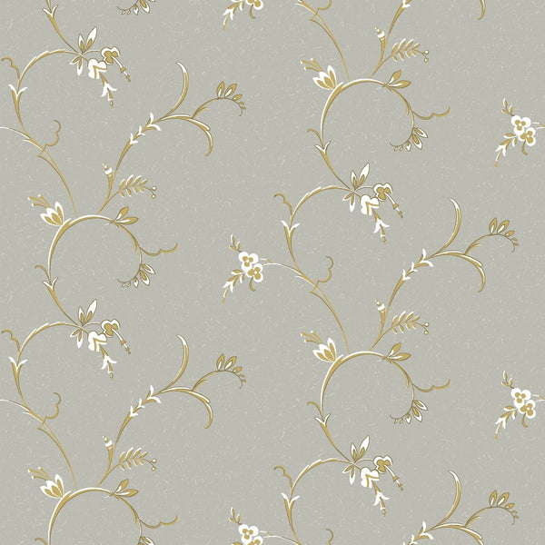 Sample - Ekbacken Wallpaper - Grey