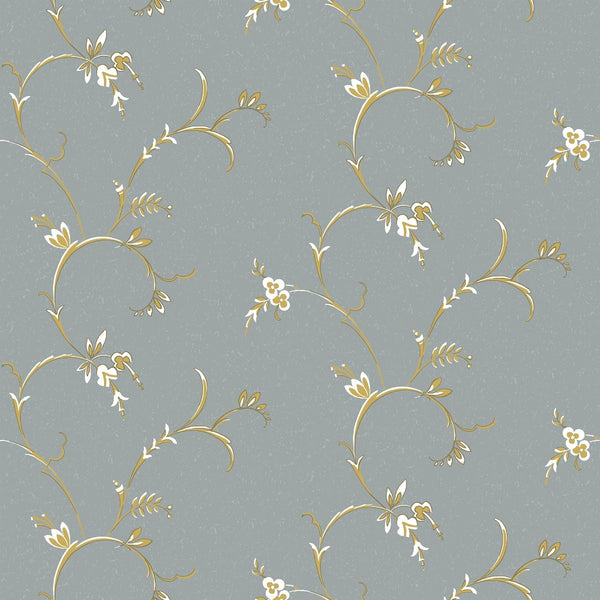 Sample - Ekbacken Wallpaper - Blue