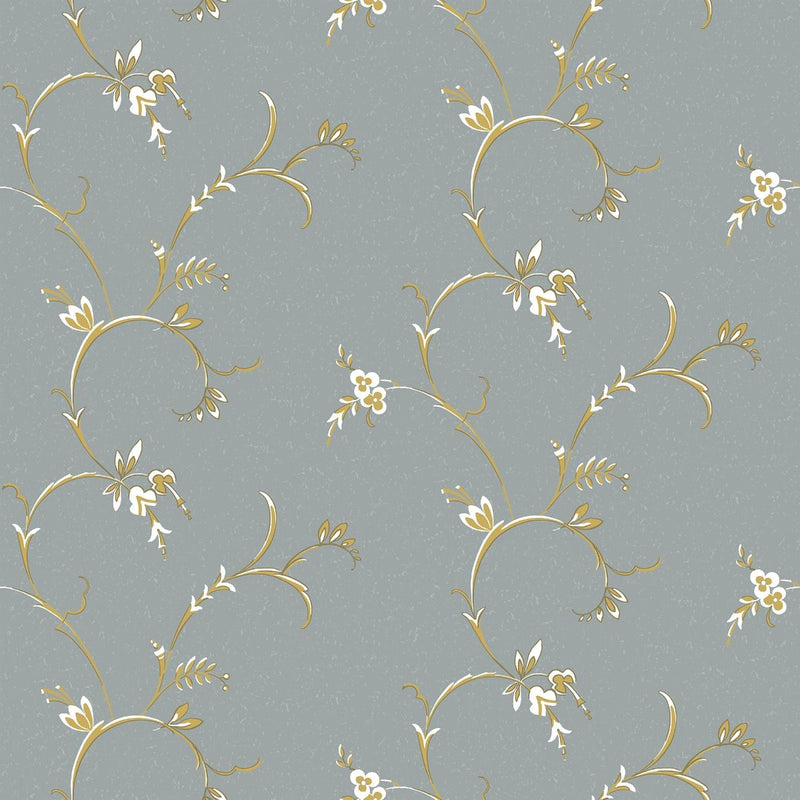Sample - Ekbacken Wallpaper - Blue
