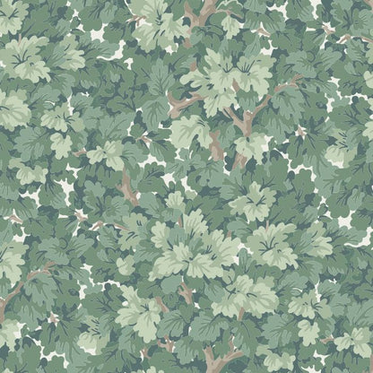 Lilla Dockekulla Wallpaper - Green