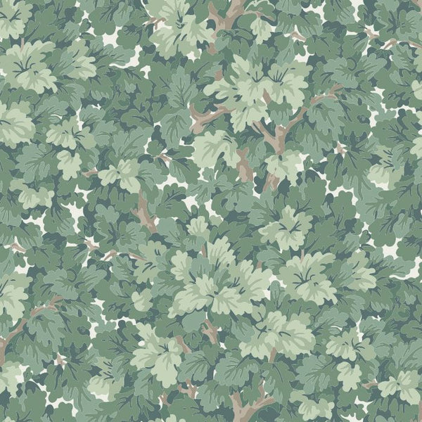 Sample - Lilla Dockekulla Wallpaper - Green - Paste the Paper