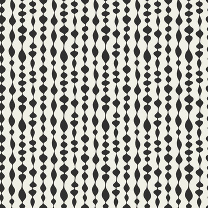 Magaret Geometric Wallpaper - Black