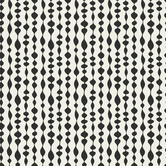 Magaret Geometric Wallpaper - Black