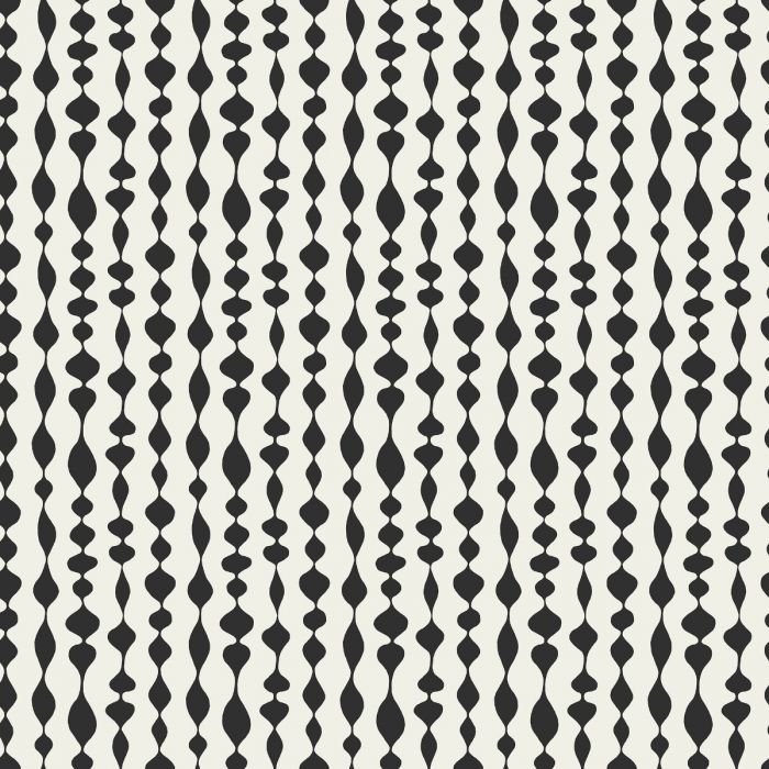 Sample - Magaret Geometric Wallpaper - Black