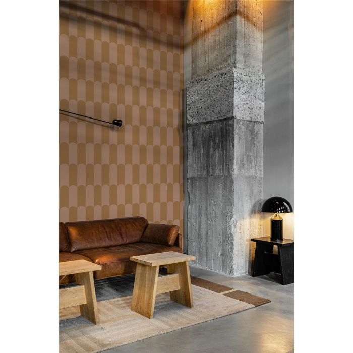 Design NO. 1 Wallpaper - Discontinuing - Burnt Orange - LAST 2 ROLLS