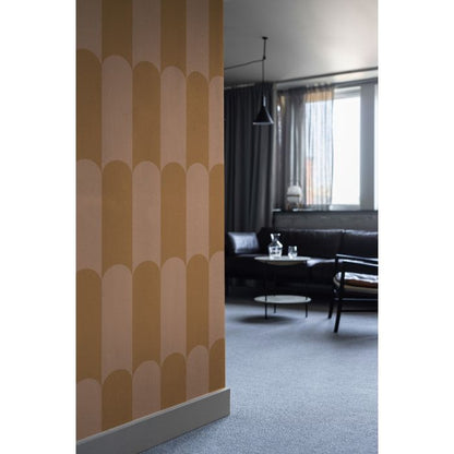 Design NO. 1 Wallpaper - Discontinuing - Burnt Orange - LAST 2 ROLLS