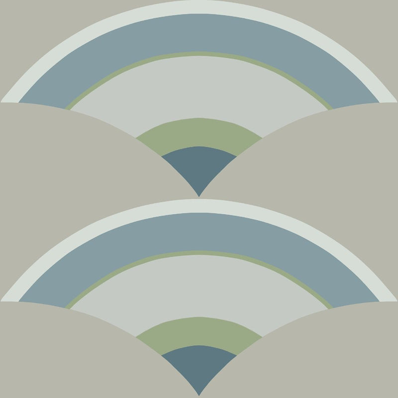 Design NO. 2 Wallpaper - Blue - Discontinuing