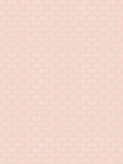 Tiny Wings - Art Deco Wallpaper  - Pale Pink
