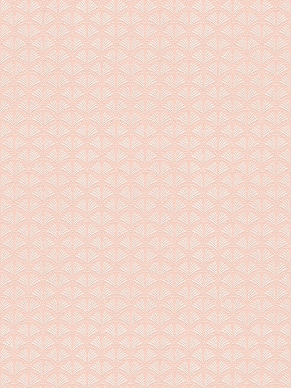 Sample - Tiny Wings - Art Deco Wallpaper - Pale Pink