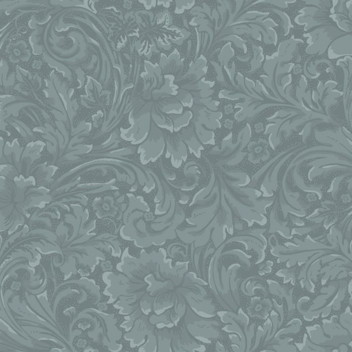 Idun Floral Symphony Wallpaper - Blue